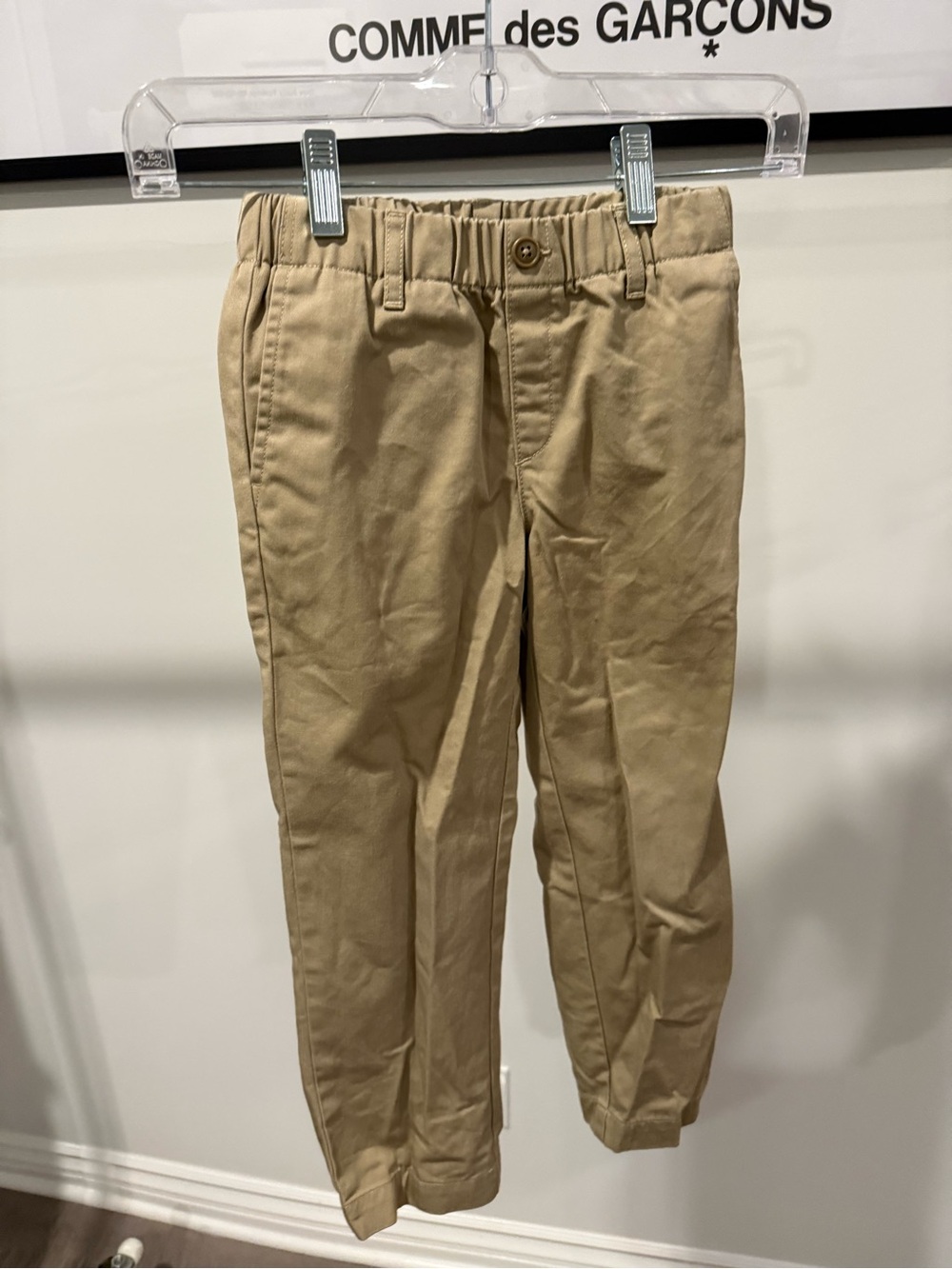 Lands' End Khaki Stretch Pull-On Kids Pants